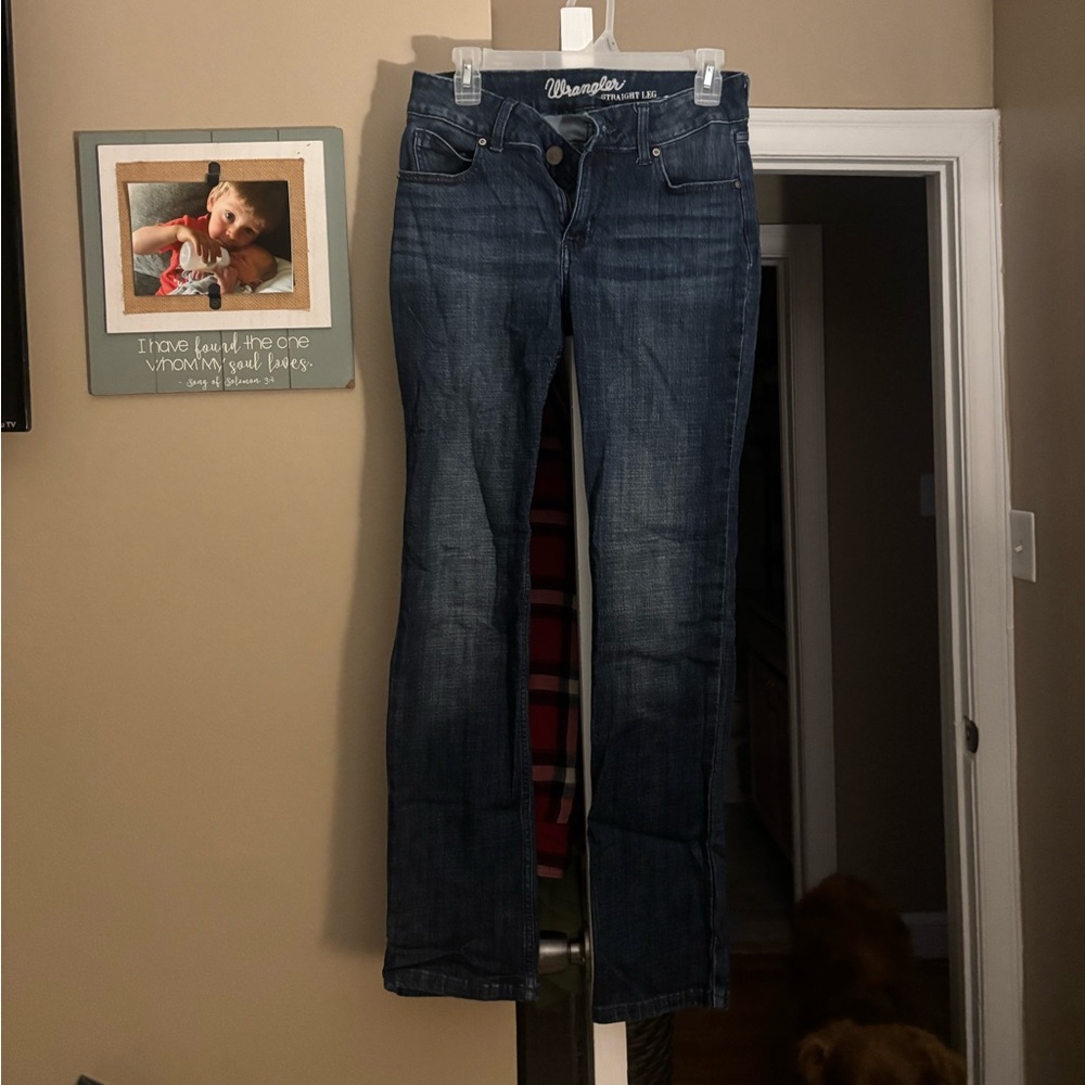 Wrangler Women's Dark Blue Boot-Cut Jeans